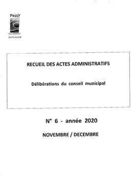 Recueil des actes administratifs n°6